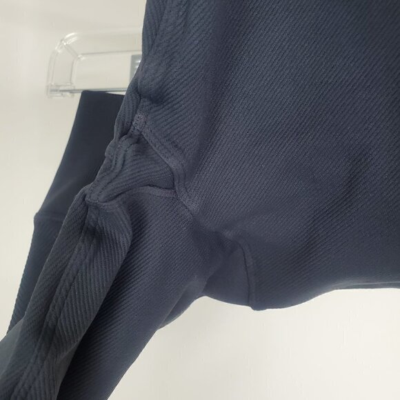 NWT Spiritual Gangster X Soulcycle Ribbed High Waist Bike Shorts Dark Gray M/L - Picture 11 of 13